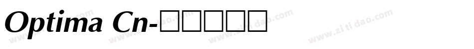Optima Cn字体转换